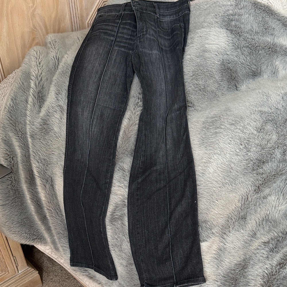 White House Black Market Dark Wash Straight Leg Jeans